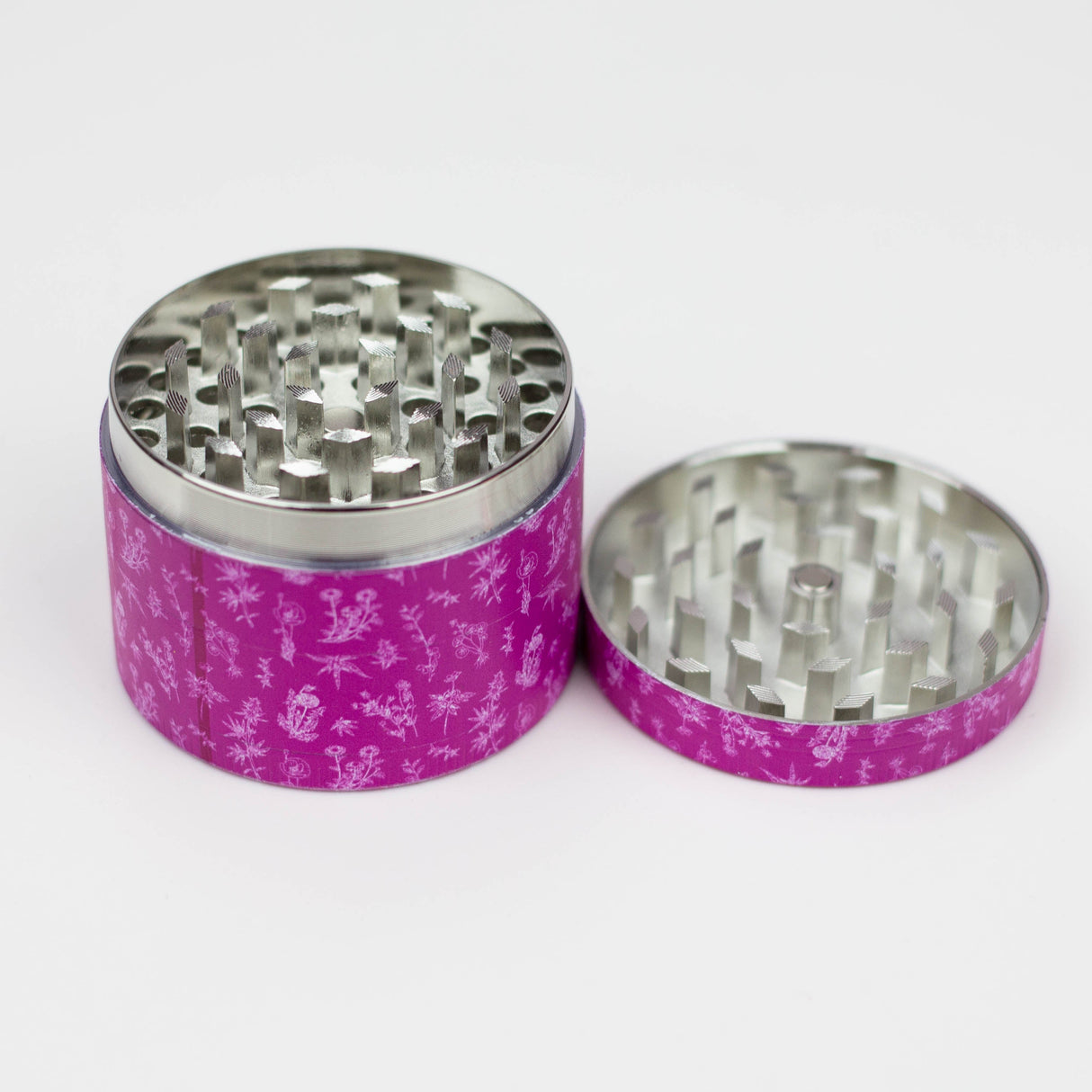 Flower Stampede 4-Layer Pink Grinder