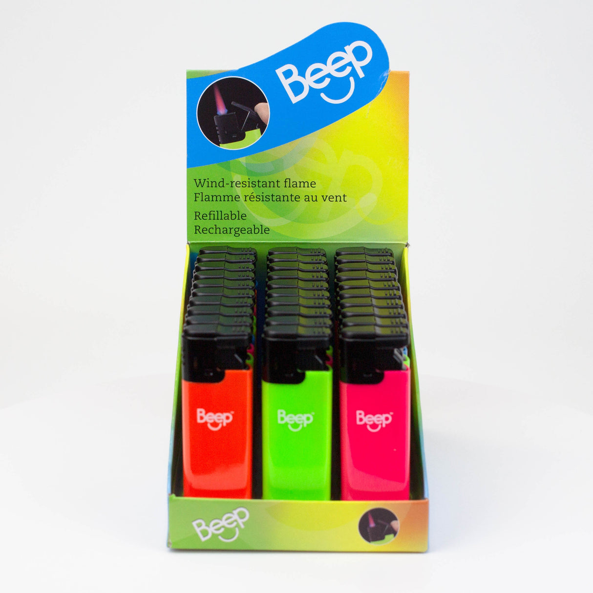 Beep | refillable torch lighter Box of 30  XLC8590