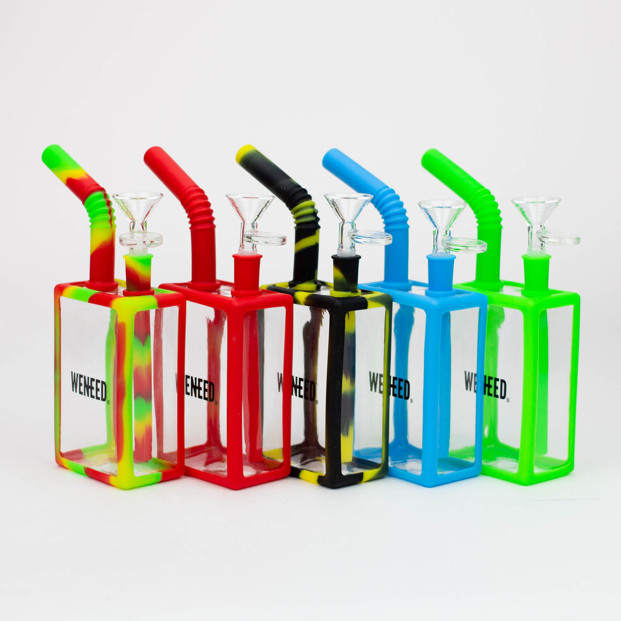 WENEED®- 8" Silicone Juice Box bong