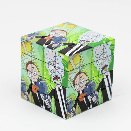 Cartoon Cube Herb Grinder - 4 Parts