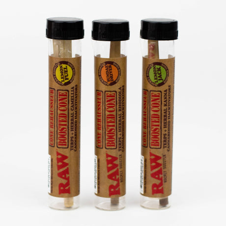 RAW | Rocket Booster Cones – Box of 12 Pre-rolled Cone (Display Pack) NIBO Distribution