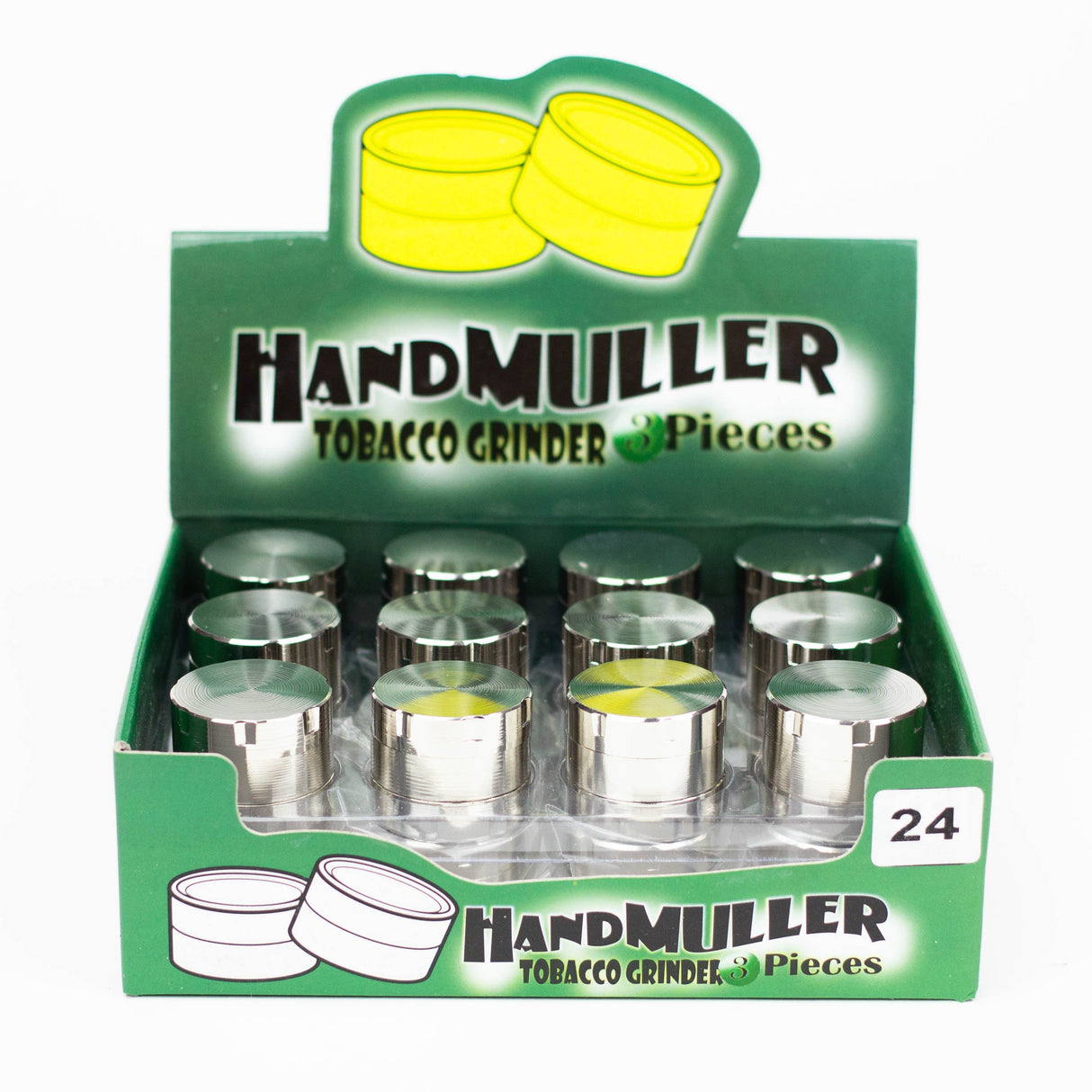 NG - 3-Piece Mini Hand Muller Box of 24 [GR841]