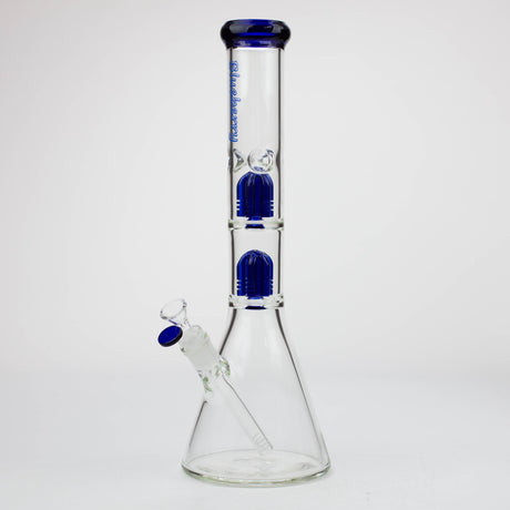 Blueberry-15 inch Double Tree Perc Beaker [S387]