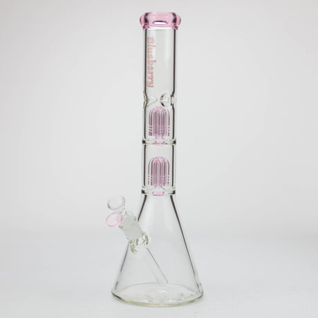 Blueberry-15 inch Double Tree Perc Beaker [S387]