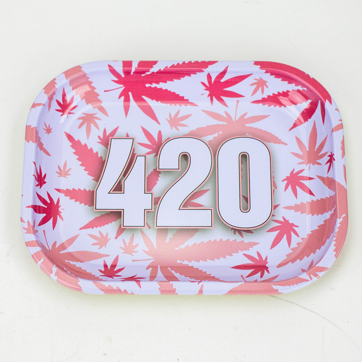 Metal Rolling Tray-Small Tray Smoking Cat Distribution Pink 420