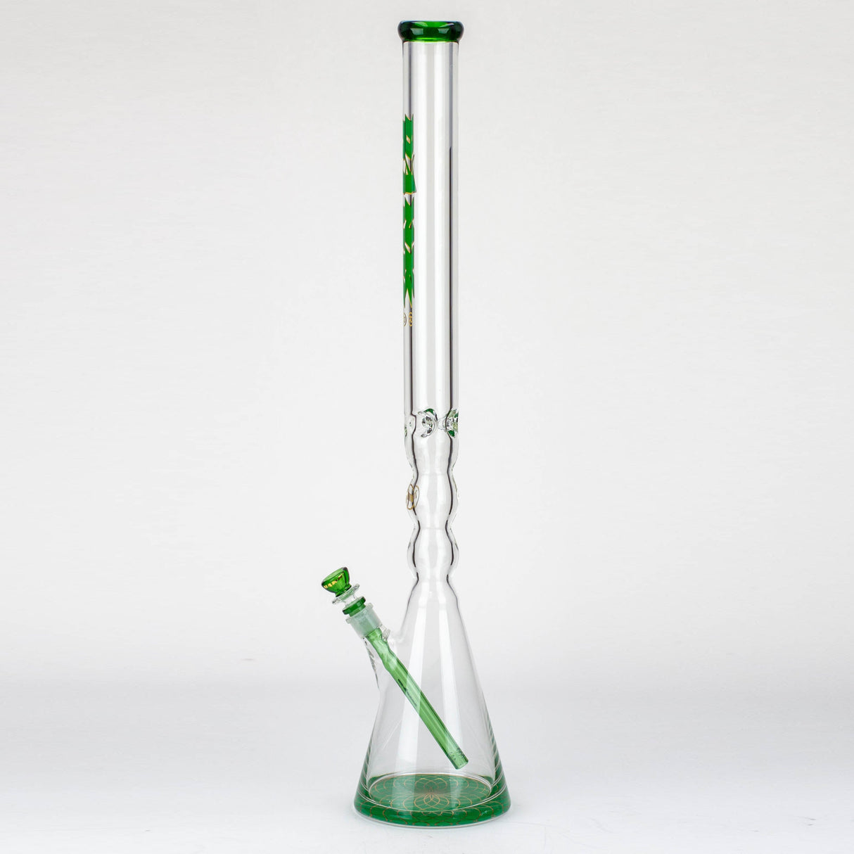 DANK | 29" Curved Tube Beaker Bong – Thick 7mm Borosilicate Glass Glass Bong Smoking Cat Distribution