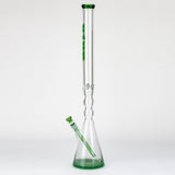 DANK | 29" Curved Tube Beaker Bong – Thick 7mm Borosilicate Glass Glass Bong Smoking Cat Distribution