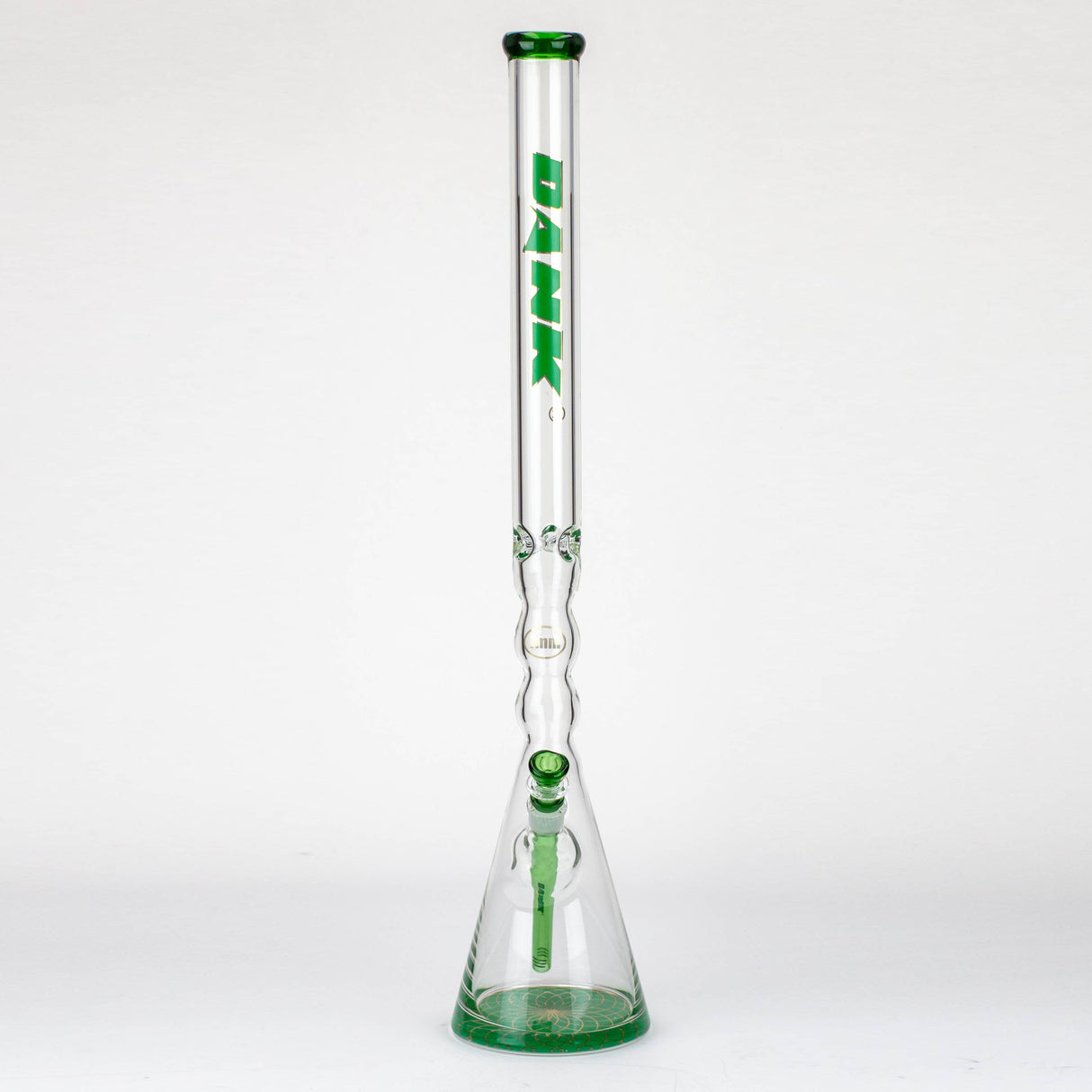 DANK | 29" Curved Tube Beaker Bong – Thick 7mm Borosilicate Glass Glass Bong Smoking Cat Distribution