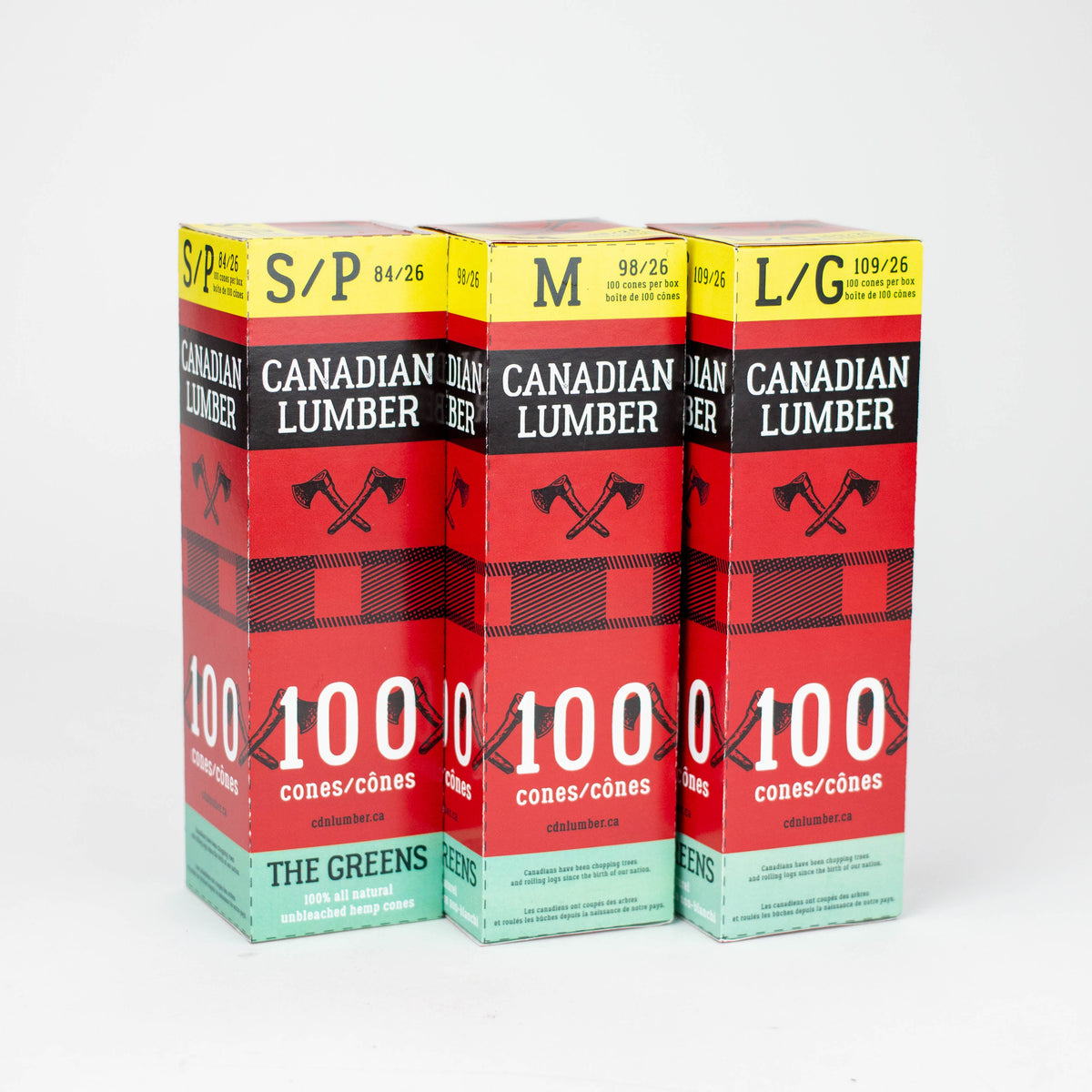CANADIAN LUMBER PRE- ROLLED CONE MINI TOWERS OF 100 CONES – JJ Trading Inc.