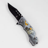 TheBoneEdge 8″ Wildlife Folding Knife Stainless Steel [1325X] Folding Knife Canadian Distributor Eagle