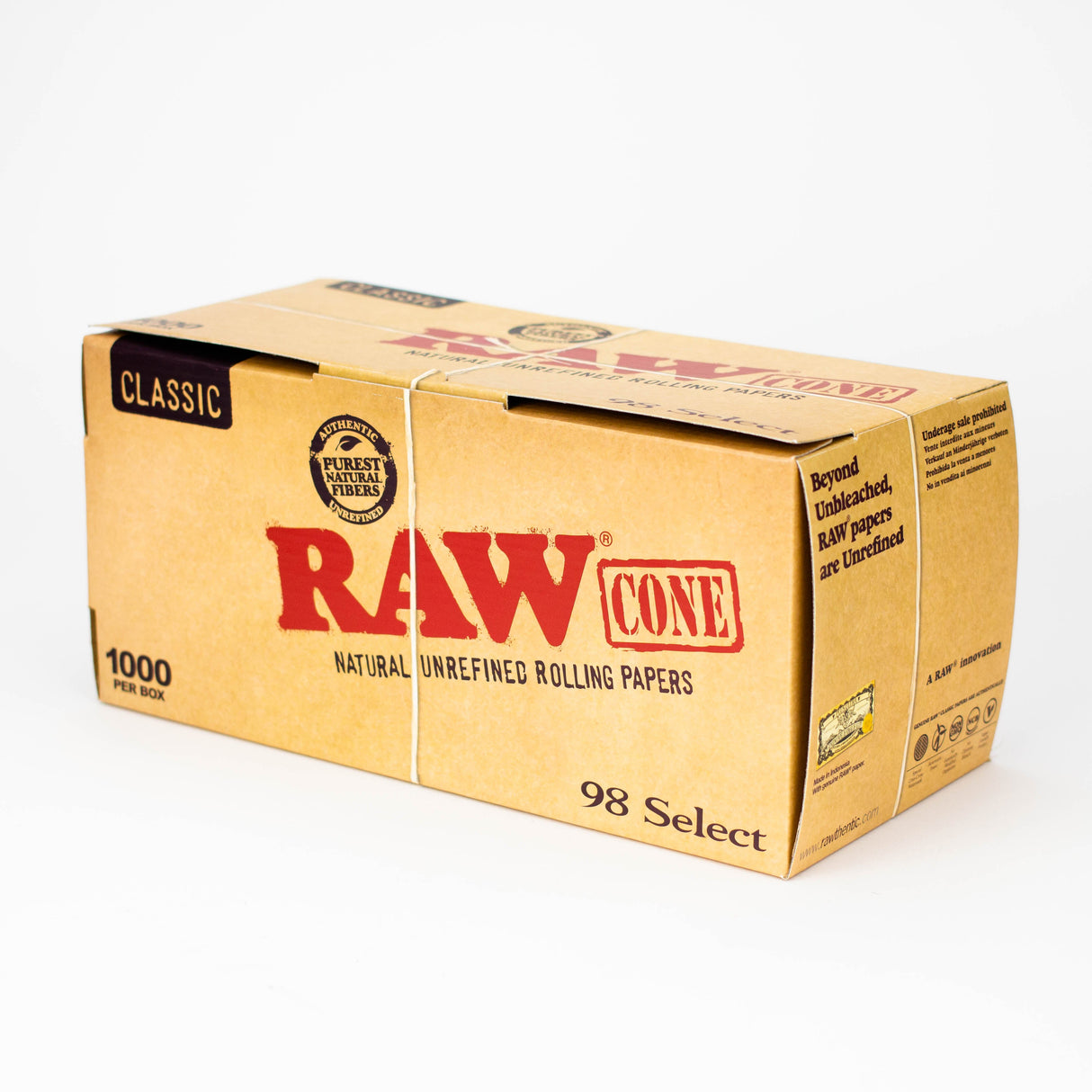 RAW Classic 98 Select pre-rolled cone 1000 counts