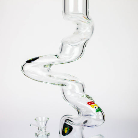 21" Xtream Zig-zag inline diffuser glass water bong [XTR-Z021]