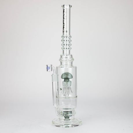 19" AQUA Glass 2-in-1 Octopus percolator glass water bong [AQUA121]