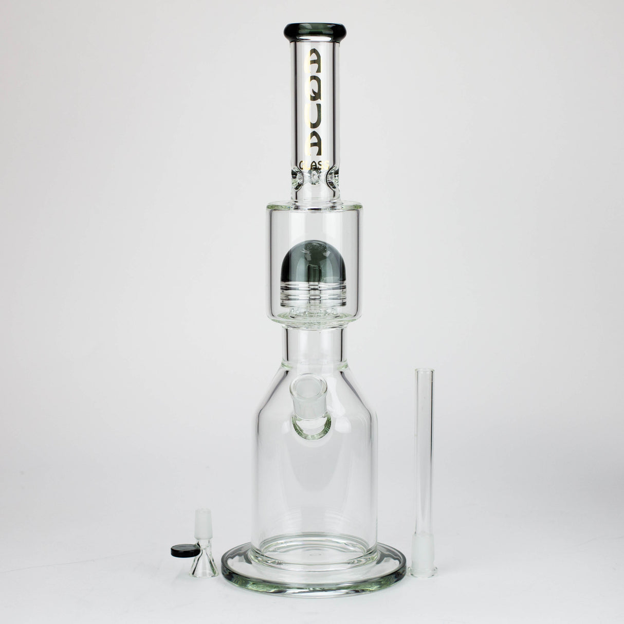 17" AQUA Glass showerhead percolator / 7mm /glass water bong [AQUA116]