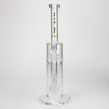 17" AQUA Glass 2-in-1 barrel diffuser glass bong [AQUA129]