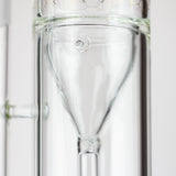 17" AQUA Glass 2-in-1 barrel diffuser glass bong [AQUA129]