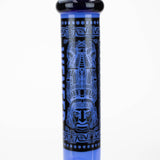 WENEED®-14" Weneed Frosted Aztec 7mm Glass Bong