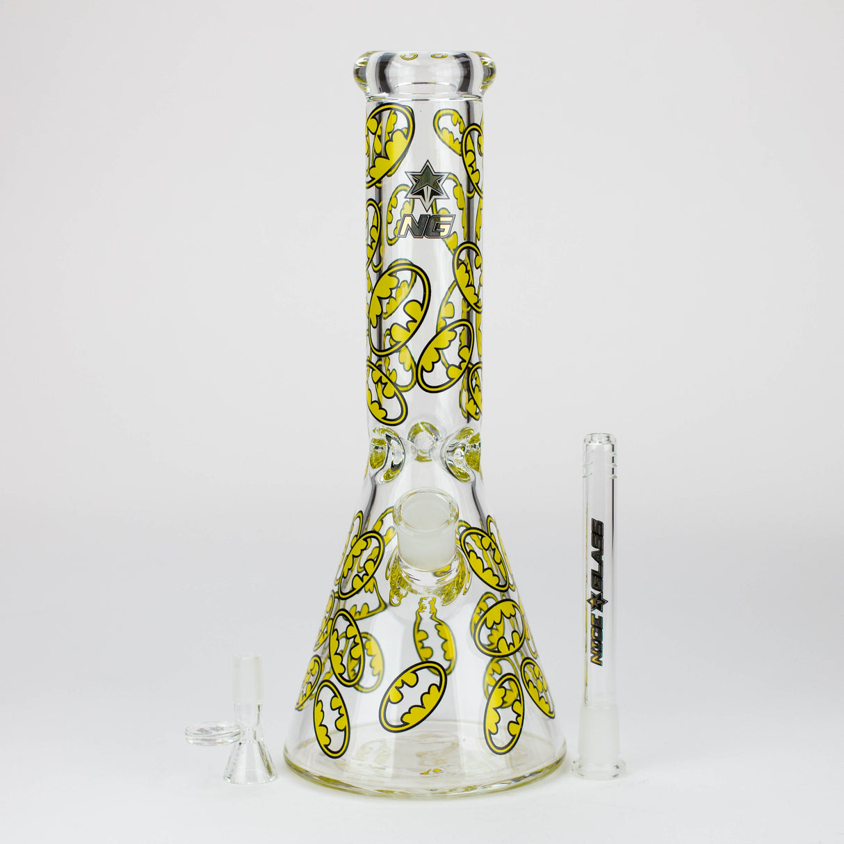 NG- 13 inch Bat Logo 7mm Beaker [S344]