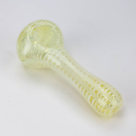 4 inch Iridescent Worked Hand Pipe [GXY021]