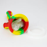 Fortune | 8.5" Angled Silicone Waterpipe-Assorted [SP1019]