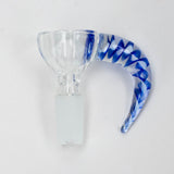 Thick Large bowl with horn handle Bowl · Banger · Oil Burner ONE Blue