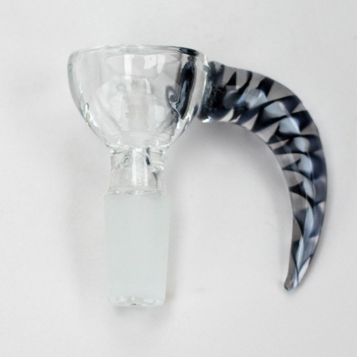 Thick Large bowl with horn handle Bowl · Banger · Oil Burner ONE Black