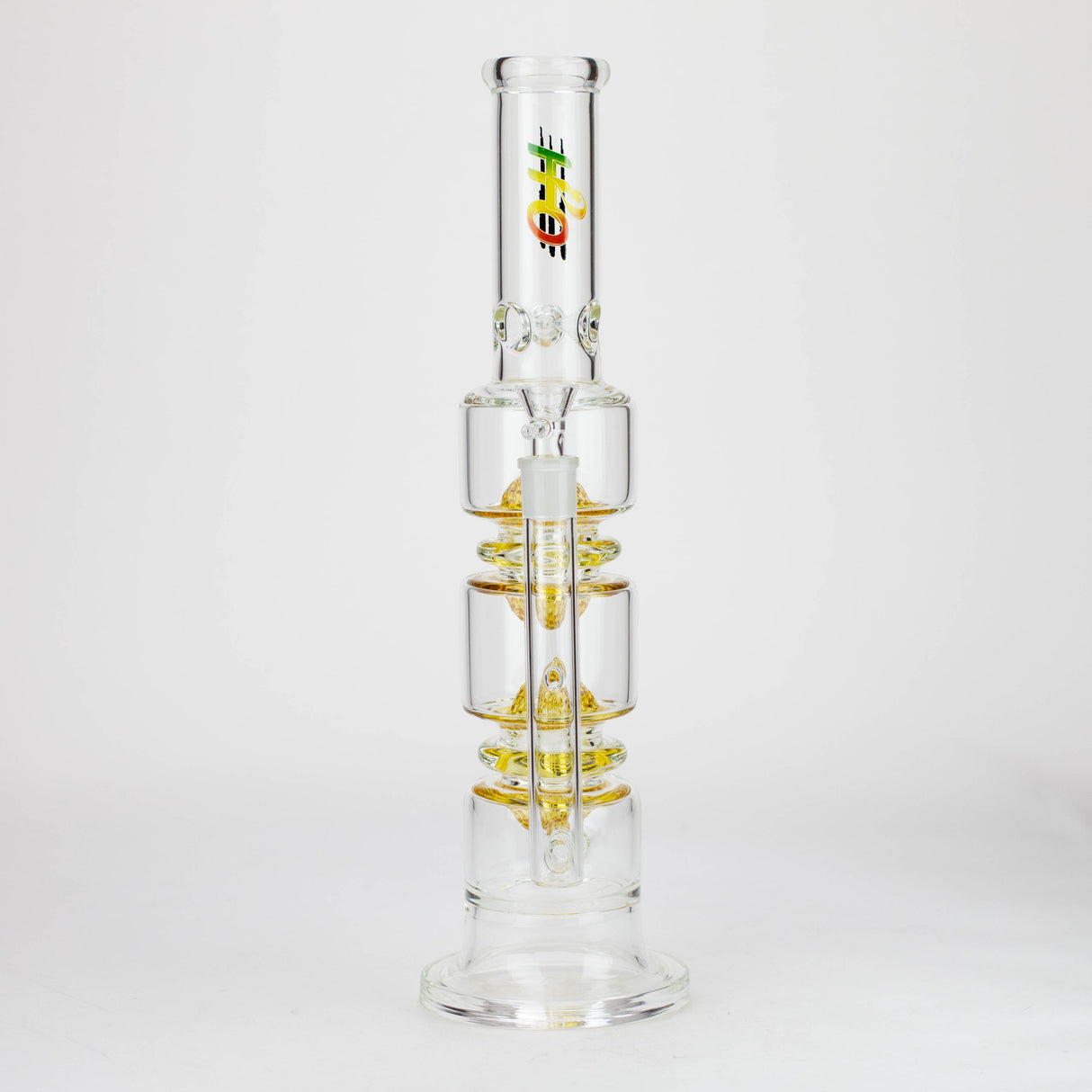 H2O | 17" Glass water bong [H2O-5016]