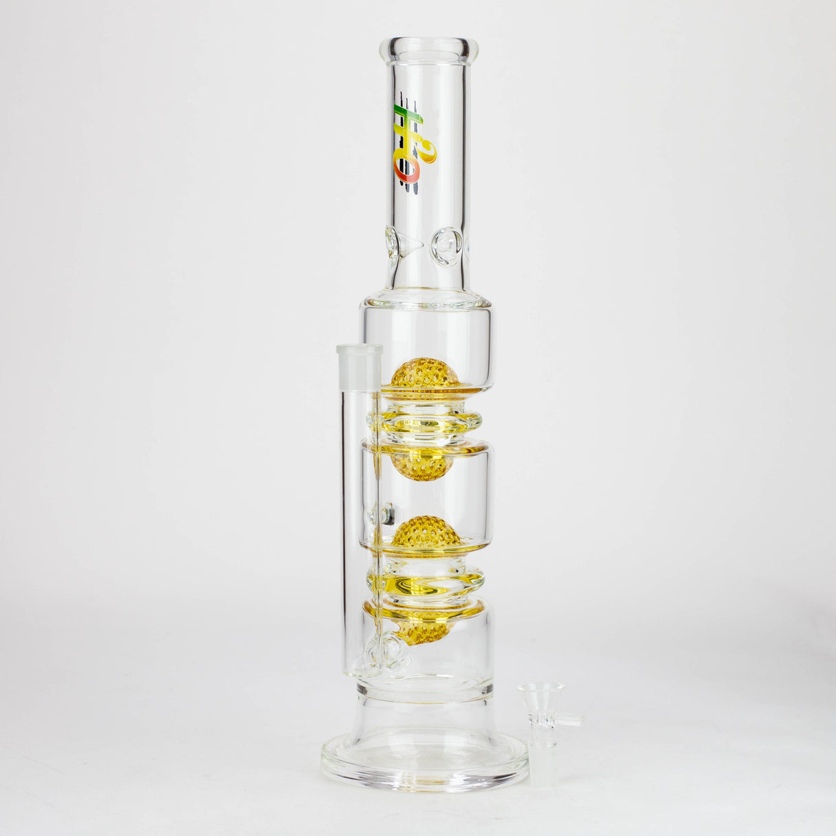 H2O | 17" Glass water bong [H2O-5016]