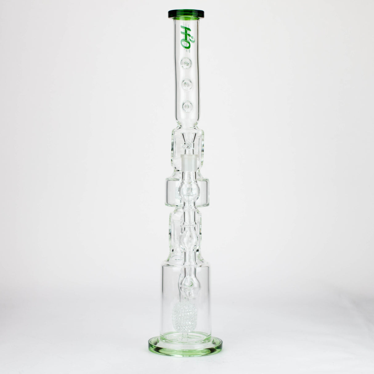 H2O | 22" Glass water bong [H2O-5021]