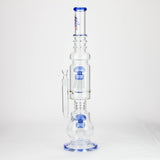 H2O | 21" Percolator glass water bong [H2O-5018]