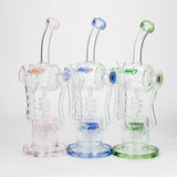 H2O | 14" glass water bong [H2O-5022]