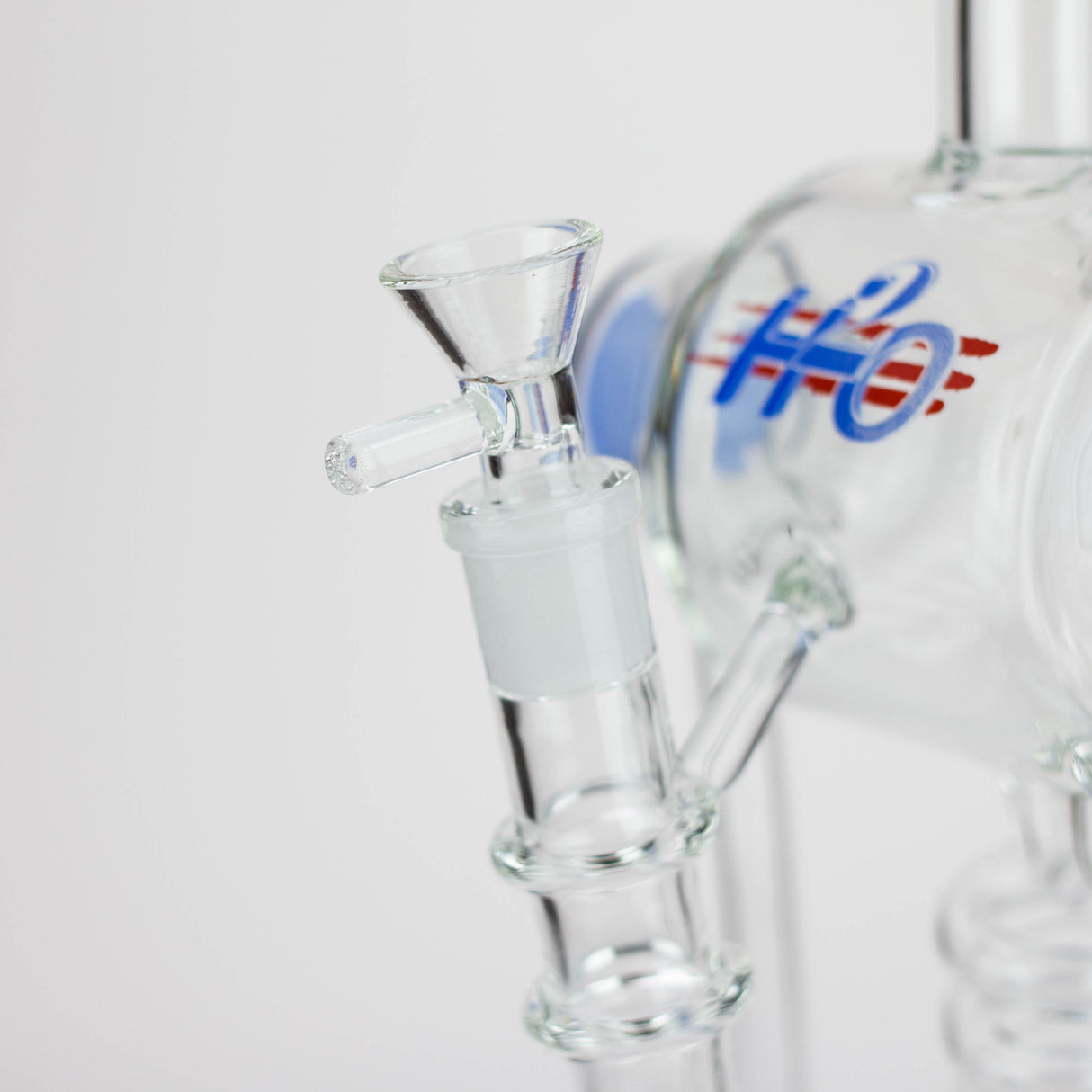 H2O | 14" glass water bong [H2O-5022]