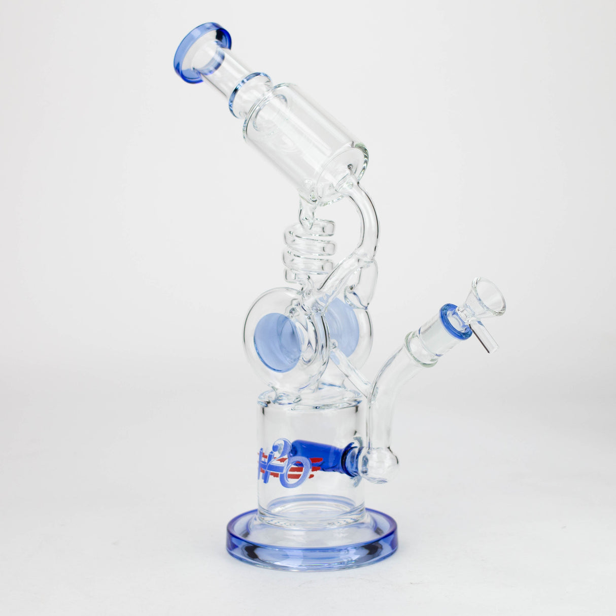 H2O | 10" glass water bong [H2O-5023]