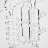 H2O | 12" Coil Glass water recycle bong [H2O-5027]