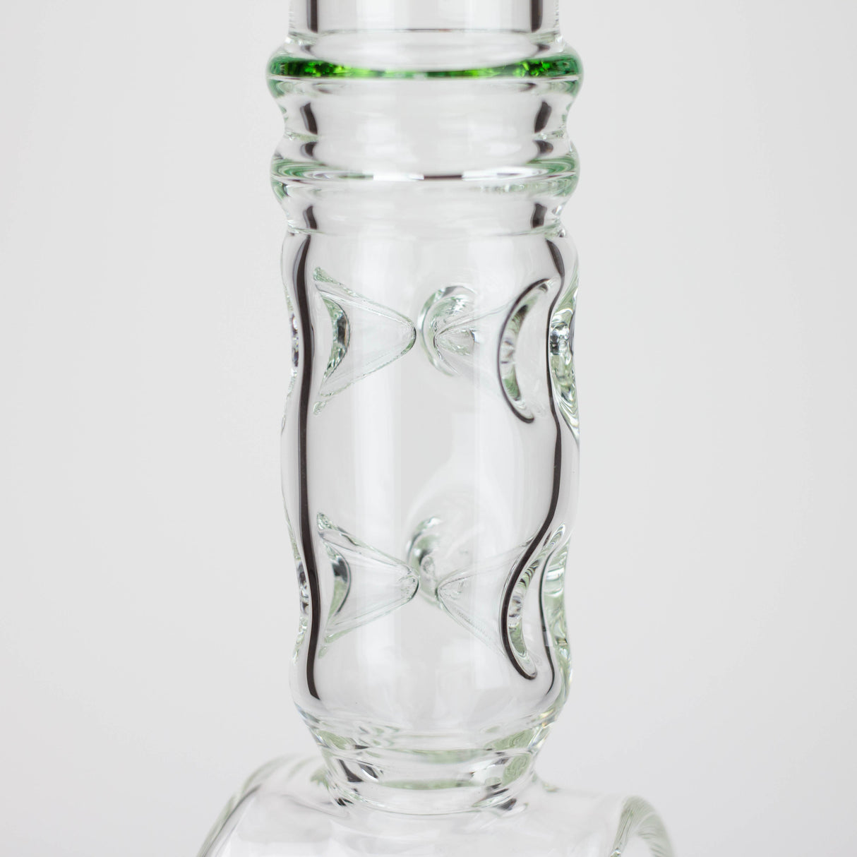 H2O | 19" Cone diffuser glass water bong [H2O-5012]