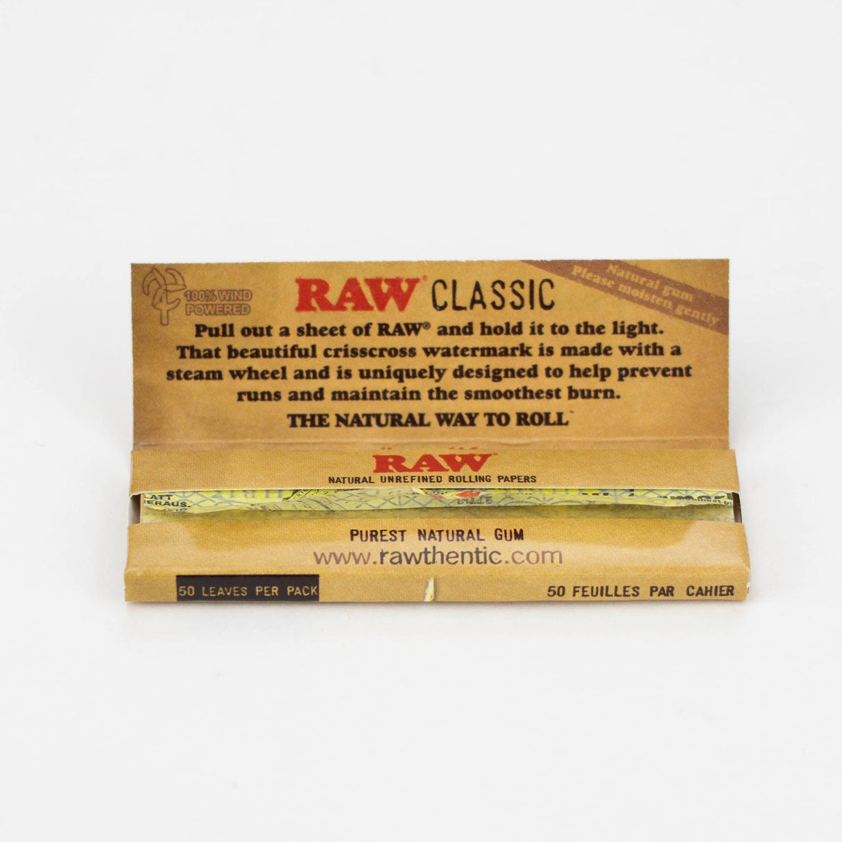 Raw classic single wide cut corners