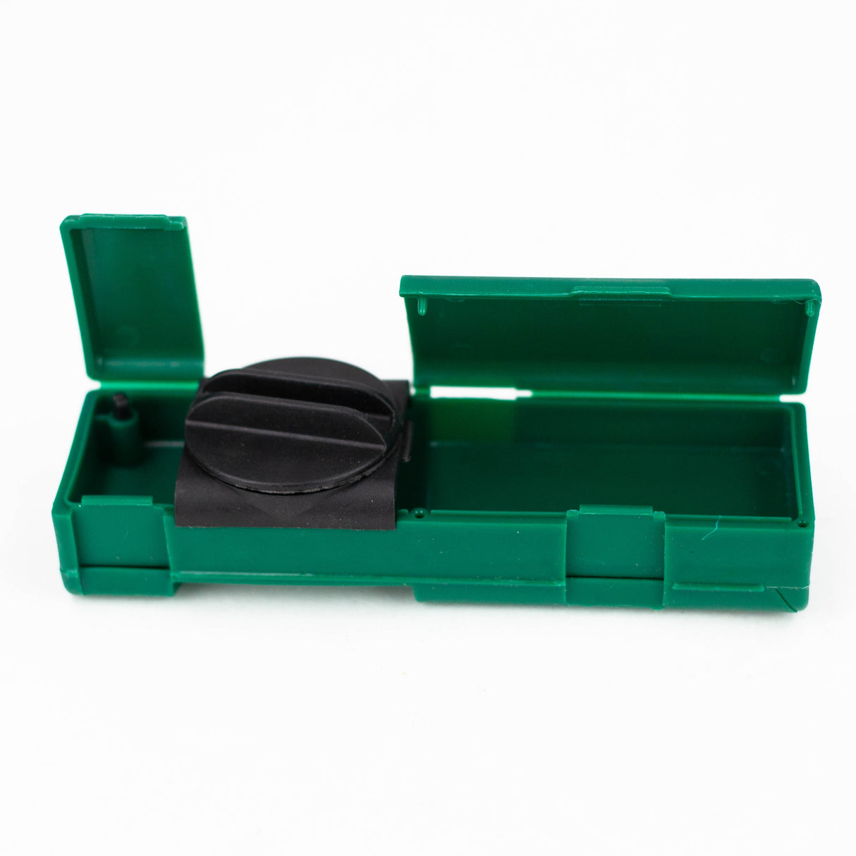4.4" herb plastic grinder with paper holder Box of 12 [G402]