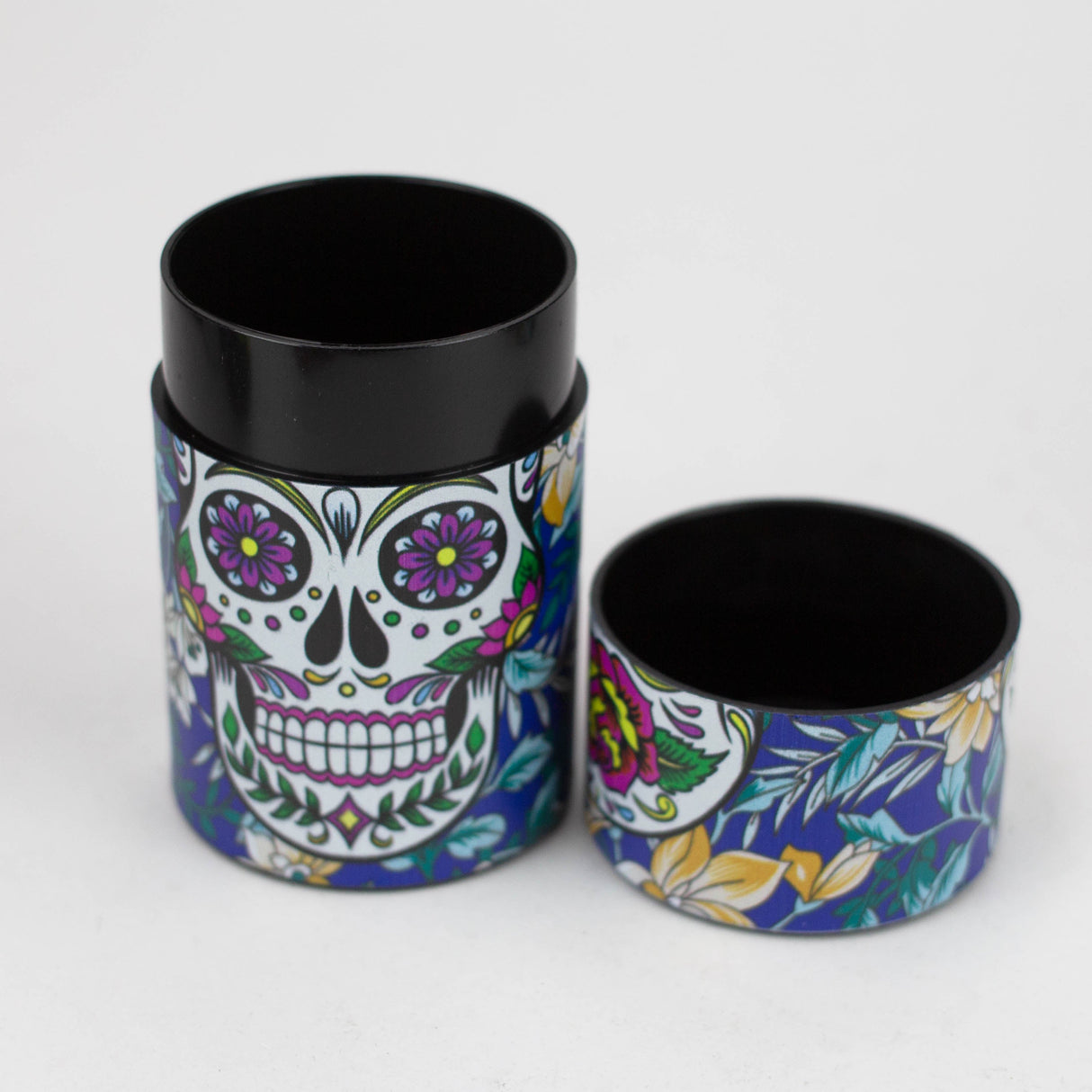 Air tight Stash Jars with Assorted Designs Box of 6