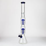 24.5" Dual 8 arms perc, with splash guard 7mm glass water bong [G11124]