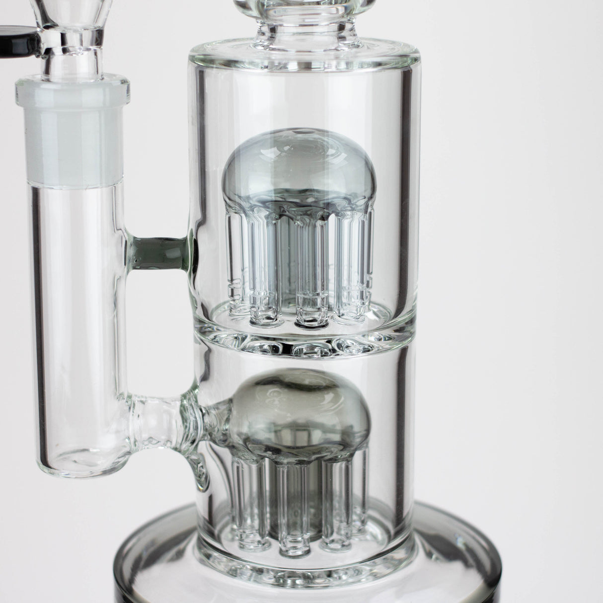 10" Glass Bubbler with dual 8 arms perc [G31014]