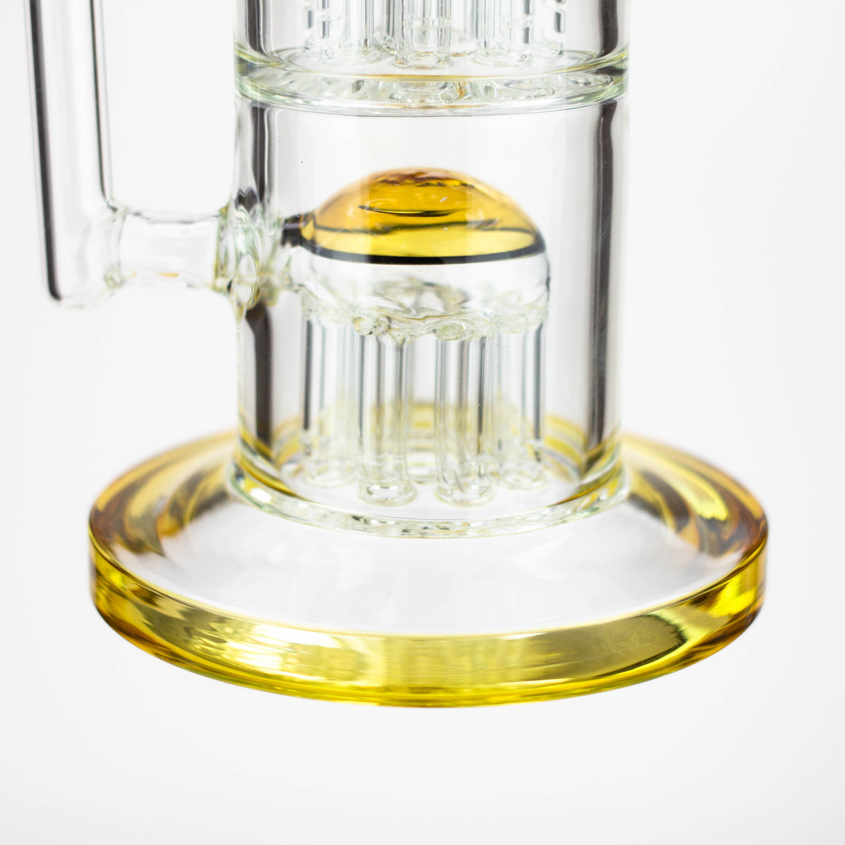 13'' Triple 8arms perc glass bong [G31022]