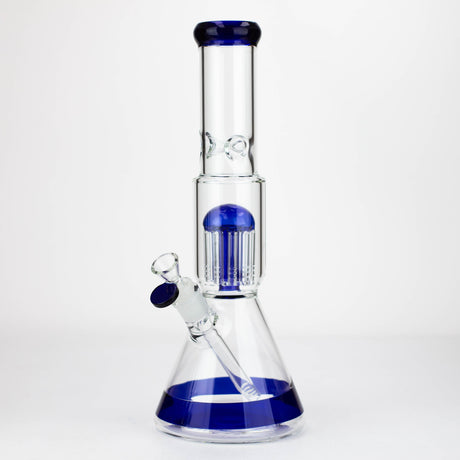 14" Single 8 arms perc, glass water bong [G01037]