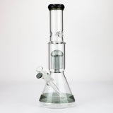 14" Single 8 arms perc, glass water bong [G01037]