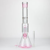 18" Single 8 arms perc, with splash guard 7mm glass water bong [G11122]