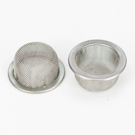 Acid Secs - Preformed with rim stainless steel bowl screens Metal Screen Acid Secs Productions Inc. Silver / 16 mm / 10 pcs
