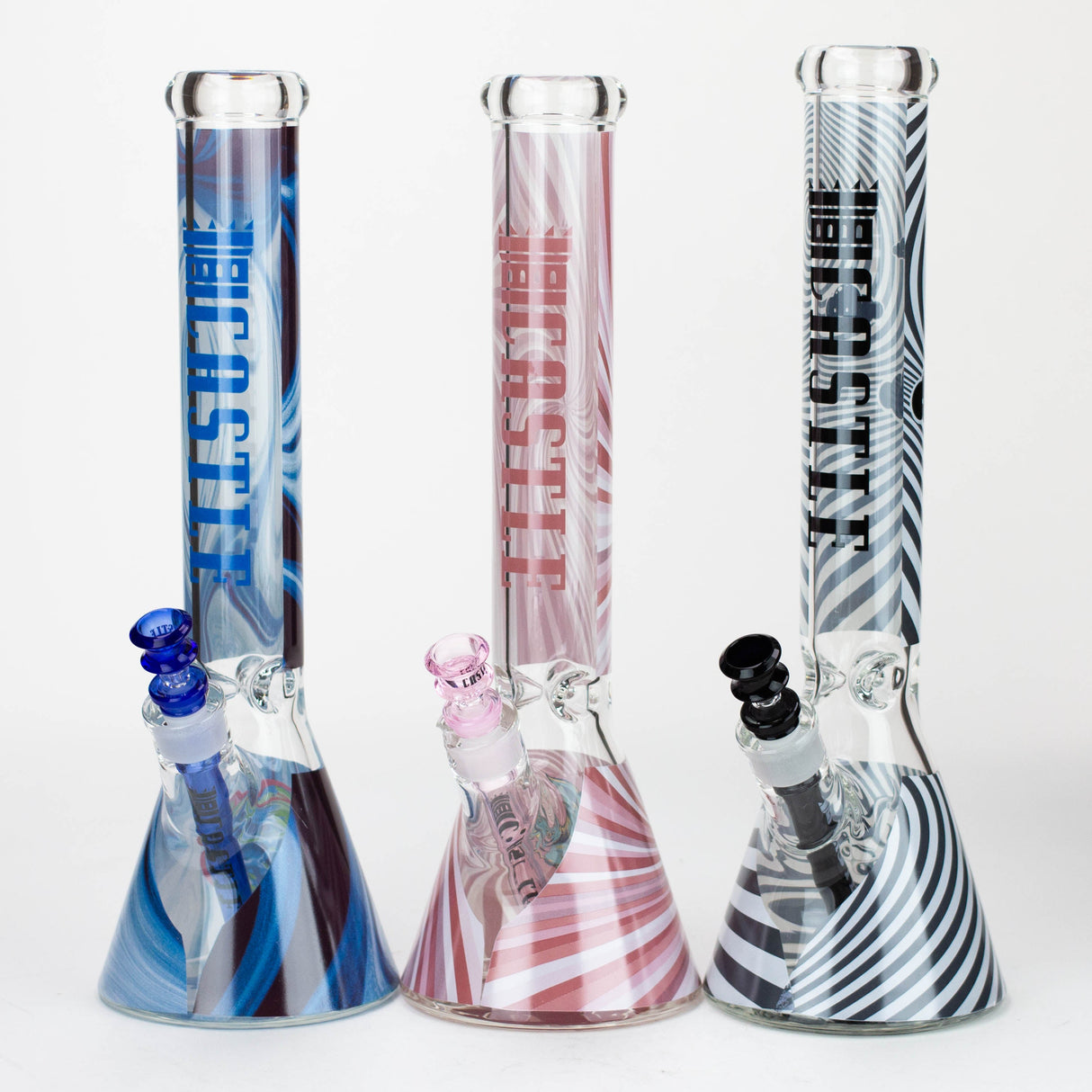 Castle Glassworks - 16" Decal Beaker Bong