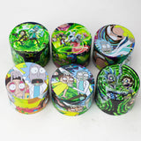 2.2" Metal Grinder RM Cartoon 4 Layers Box of 6 [GZ325]