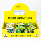 2.2" Metal Grinder RM Cartoon 4 Layers Box of 6 [GZ325]