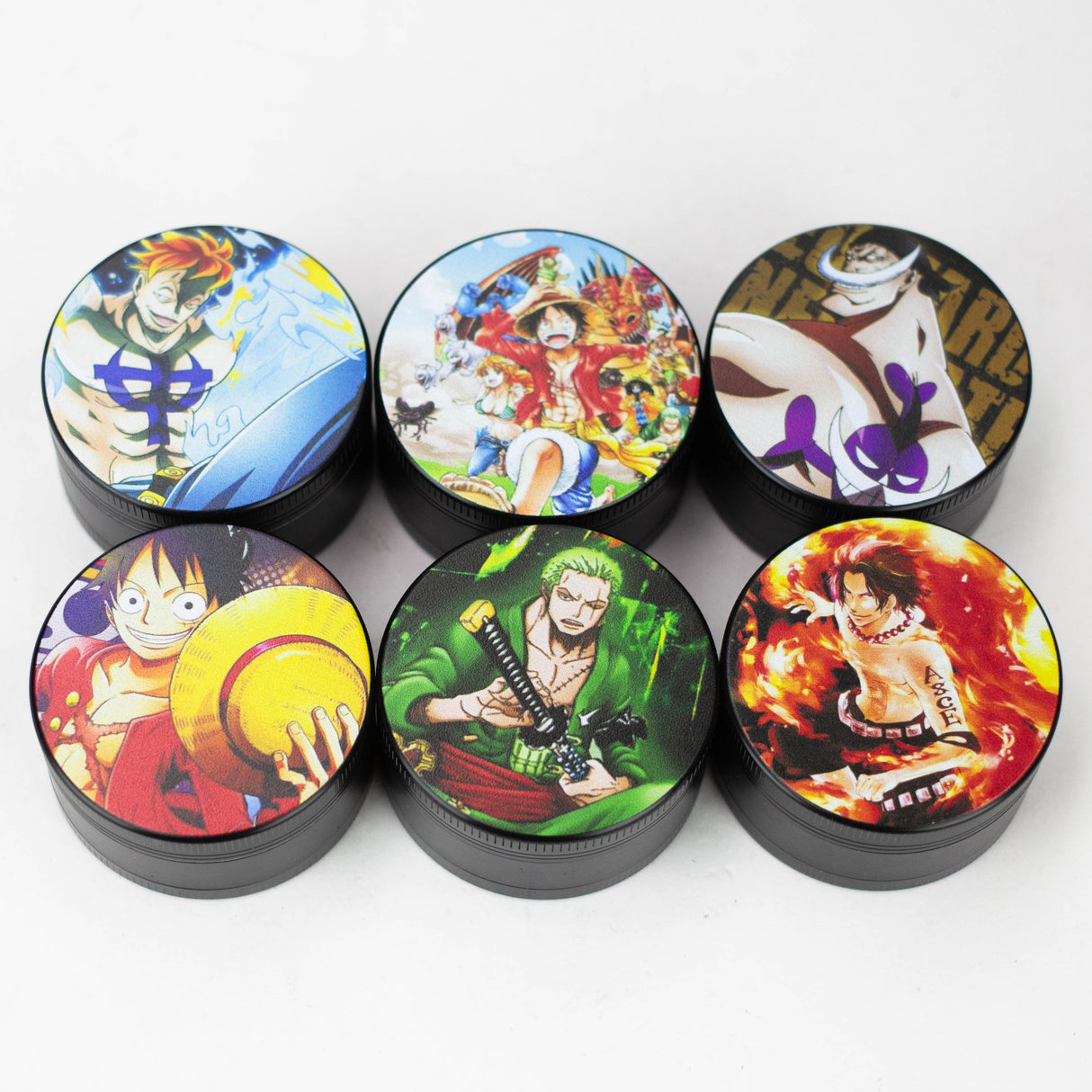 2" Metal Grinder with Comic Design 3 Layers Box of 12 [GZ629]