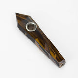 Acid Secs - Crystal Stone Smoking Pipe with choke hole Quartz · Stone Pipe Acid Secs Productions Inc. Tigers Eye